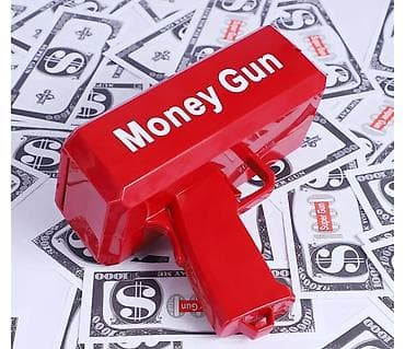 toy dekor: Money Gun – pul səpən oyuncaq aparat Pul tapancasi pul tapançası — 1