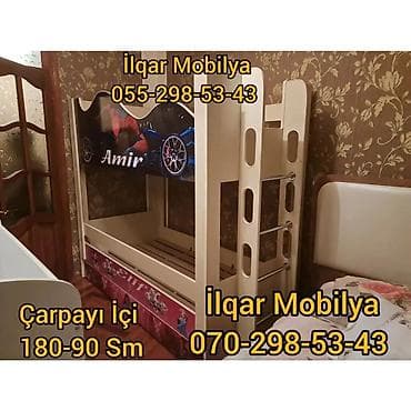 ucuz kravat: Oğlan və qız üçün, Yeni, Çarpayı, Matrassız, Siyirməsiz, Laminat — 7