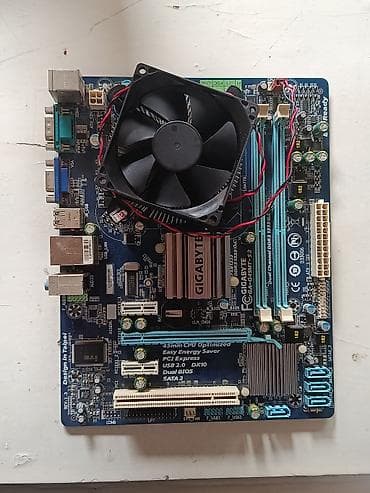 komputer plata: GIGABYTE GA-G41MT-S2 ana plata + LGA775 prosessor Xüsusiyyətlər: - — 1