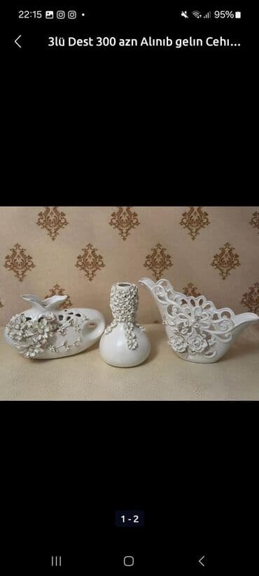 Vaza dəsti, Keramika