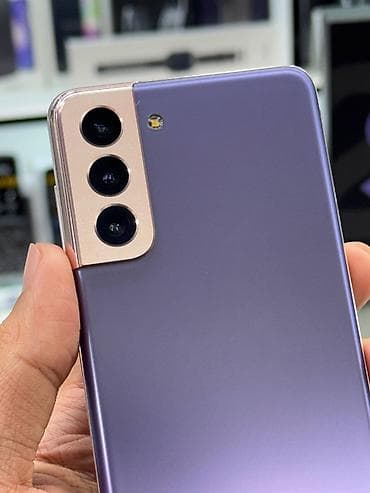 ip kameralar: Samsung Galaxy S21 5G, 256 GB, rəng - Bənövşəyi, Simsiz şarj — 1