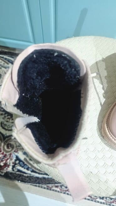 Cinslər və şalvarlar: Uşaq üçün isti payız/qış çəkmələri - Rəng: açıq pudra/çəhrayı - — 3