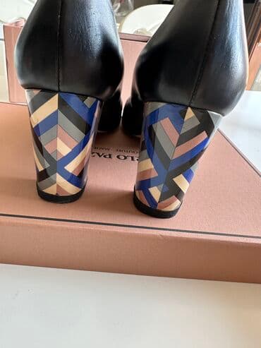 qara mokasinlər: Tuflilər, Ölçü: 38, rəng - Qara, Yeni — 3