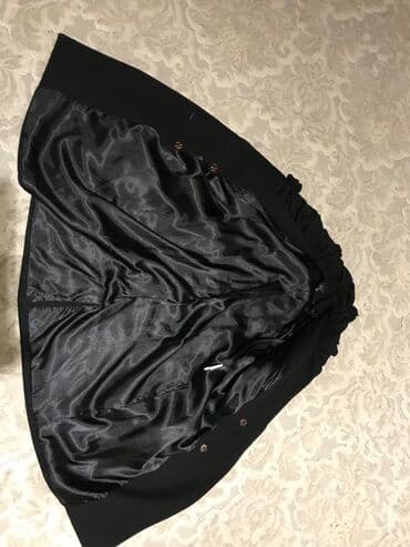 baggy geyim: Palto, rəng - Qara — 2