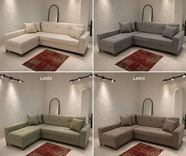 divanda: LARIX künc divan modeli - Forma: L-şəkilli künc divan, universal — 1