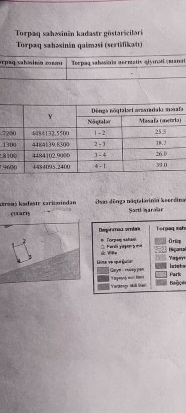 продажа дачных участков в баку: Для строительства, Купчая — 9