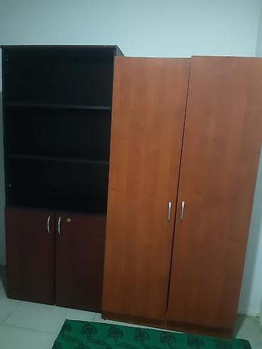 dolap: 2 qapılı, Qəhvəyi, Digər material, Açılan, Düz dolab — 6