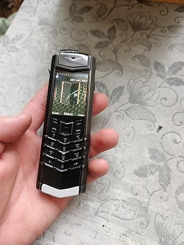 Vertu rəng - Qara, Düyməli