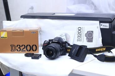 islenmis notebook satisi: NIkon d3200 satilir 18-55mm lens batayrea ve zaryadnoy 4 gb kart — 1