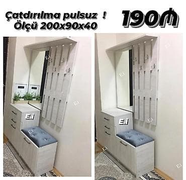tekli carpayi: *Dəhliz dolabı 190Azn 💥* ✔️Rəng seçimi var *Çatdırılma və — 1