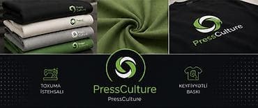Reklam, çap: PressCulture – kofta və köynək üçün toxuma və fərdi çap xidməti - — 1
