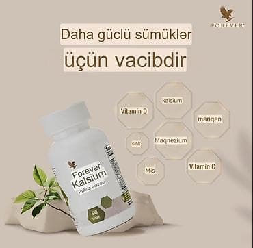 ağ papaq: Forever Kalsium – Pəhriz əlavəsi Məhsul təsviri: - Güclü sümüklərin — 2