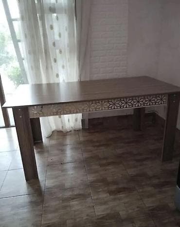 Qonaq masası, Yeni, Açılmayan, Laminat, Dördbucaq masa