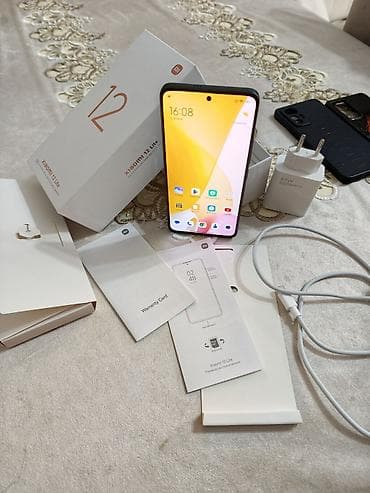 Xiaomi 12 Lite, 128 GB, rəng - Qara, 
 Barmaq izi — 9