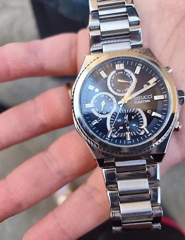 casio edifice saat: Ferrucci Function kişi qol saatı - Korpus və kəmər: tam metal — 2