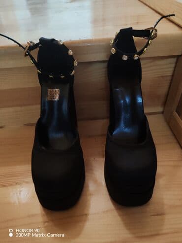 tangetka ayaqqabi modelleri: Tuflilər, Ölçü: 38, rəng - Qara, Yeni — 1