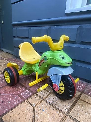 Велосипеды: Uşaq üçtəkərli velosipedi – Little Bike - Rəng: yaşıl-göy-qara — 2