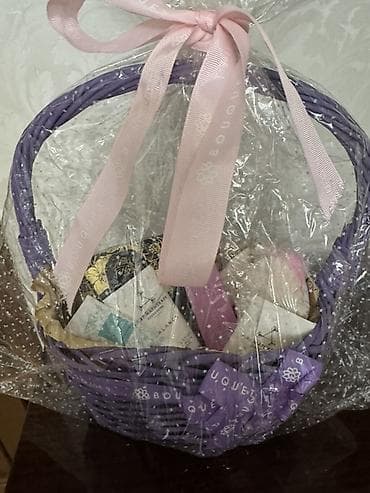 Şamdanlar: Hədiyyə səbəti, Yeni, rəng - Bənövşəyi, Ünvandan götürmə — 3