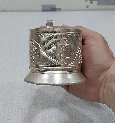 stekan sekilleri: Stəkan altlığı podstakannik sovet istehsalı, yaxşı vəziyyətdədir — 2