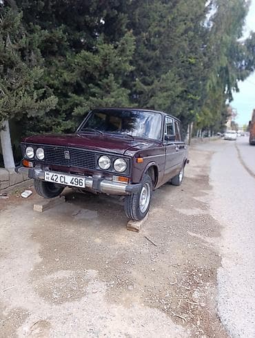 hyundai emblem: VAZ 2106 sedan - Kuzov: 4 qapılı sedan, tünd albalı rəng - Mühərrik — 2