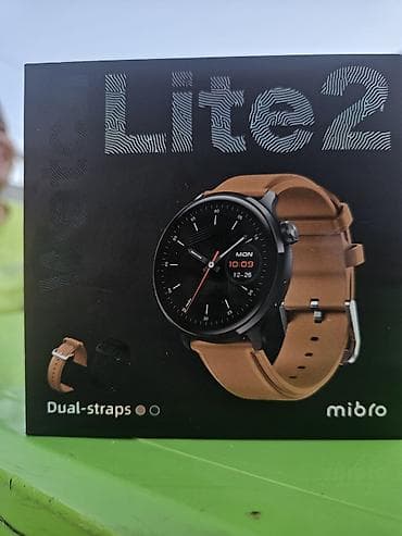 data kart limitsiz internet: Smart saat, Mibro, Sensor ekran, rəng - Qara — 1