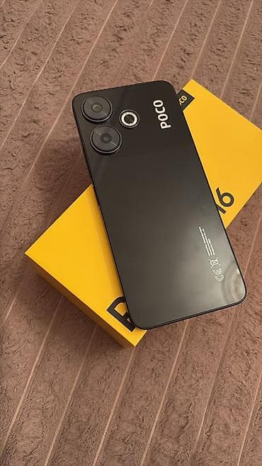 m6 pro: Poco M6, 128 GB, rəng - Qara, Sensor — 1