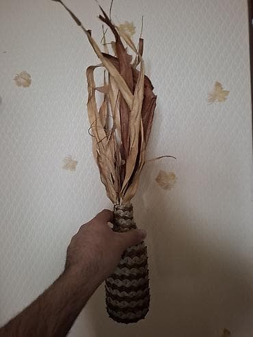 kamin dekor: Bir vaza — 2