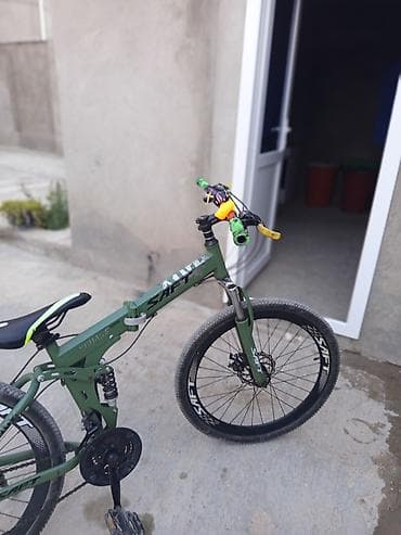 mini velosiped: Şəhər/dağ tipli velosiped – SAFIY markası - Rəng: zeytun-yaşıl — 6