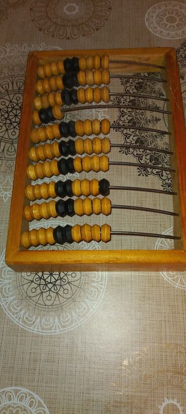 taxta maşın: Məhsul: Taxta çör-çöplü hesab maşı (abak) - Material: Möhkəm taxta — 2