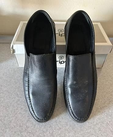 Tripy kişi mokasinləri - Model: Slip-on mokasin - Rəng: Qara -