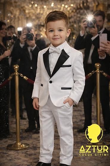 Ремонт техники: AZTUR Çocuk Giyimi – Oğlan uşaqları üçün zərif smokinq dəsti - Rəng — 2