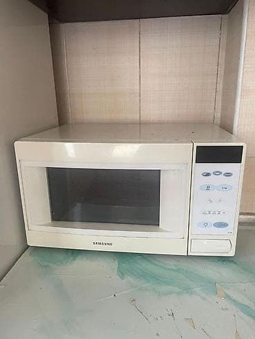 Mikrodalğalı sobalar: Mikrodalğalı soba Samsung, Ayrıca dayanan, Mikrodalğalar ilə, rəng - Ağ, İşlənmiş — 2