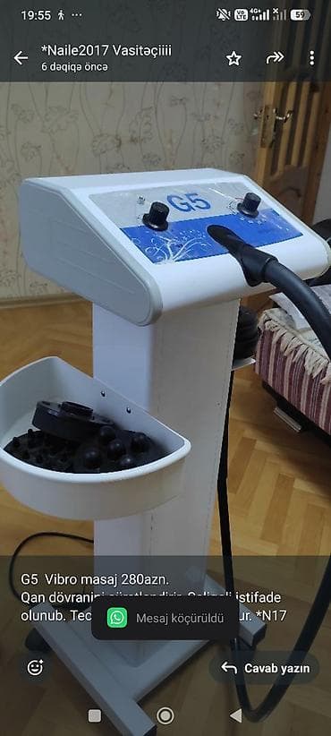G5 Vibro masaj 280azn. Qan dövranini süretlendirir. Seliqeli istifade