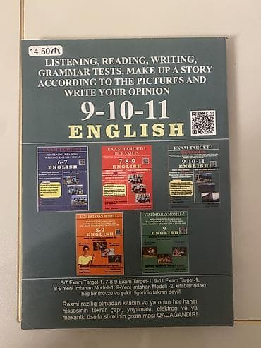 Yenidir. İstifadə olunmayıb Məhsul: EXAM TARGET-1 – İngilis dili — 2
