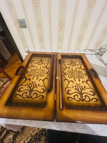 Браслеты: Taxta nərd (backgammon) dəsti - Material: bərk ağac, laklanmış səth - — 2