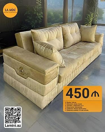 Di̇van-kravat, Açılan, Bazalı, Vеlur parça, Şəhərdaxili pulsuz çatdırılma