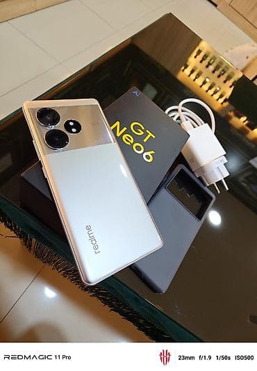 nintendo switch 2. el: Realme GT Neo 6 SE, 256 GB, rəng - Ağ, Barmaq izi, Face ID — 2