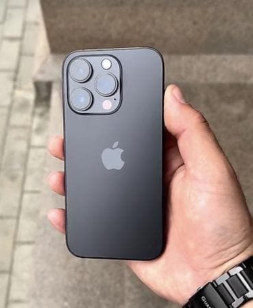 mobile phone: IPhone 15 Pro, 256 GB, Qara, Simsiz şarj — 1