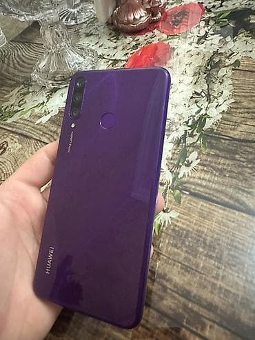 Huawei Y6p, 128 GB, rəng - Bənövşəyi, Face ID, İki sim kartlı, Barmaq izi