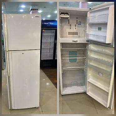 tikanlı tel: 2 qapılı Toshiba Soyuducu Satılır, rəng - Ağ — 1