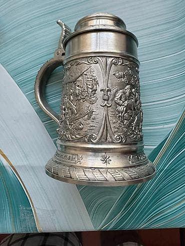 pol seki: Fincanlar, rəng - Gümüşü, Metal, 1 əd, Almaniya — 1