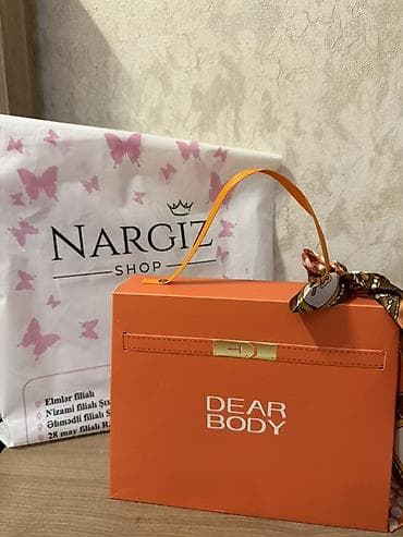 Tekstil: Hədiyyə qutusu, rəng - Narıncı — 1