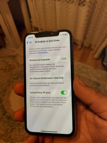 iphone xs ekrani: IPhone X, Gümüşü, Face ID — 6