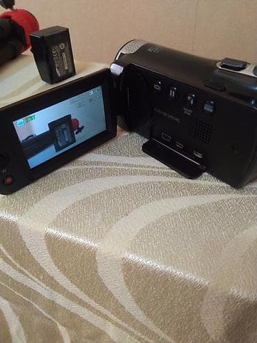 Samsung HMX-F80 rəqəmsal videokamera + mini tripod - Sensor: HD CMOS — 6