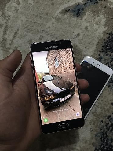 iphone 100 pro max: Samsung Galaxy A3 2016, 16 GB, rəng - Qızılı, Sensor, İki sim kartlı — 2