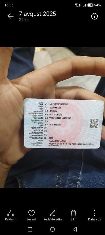 uaz 469 satisi: Mercedes-Benz W124 sedan – daxili və eksteryer detalları ilə - Salon — 8