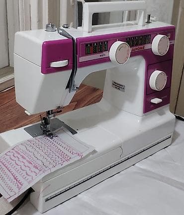 tikiw mawin: Tikiş maşını Janome, İşlənmiş,Mexaniki, Pulsuz çatdırılma, Rayonlara çatdırılma — 4