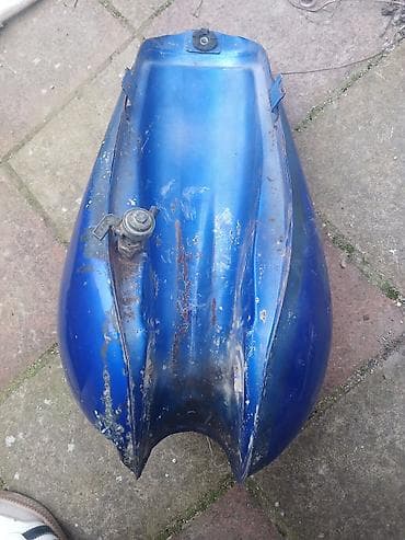 prado şiti: Məhsul: Motosiklet yanacaq çəni - Rəng: mavi, yanlarda dekorativ — 5