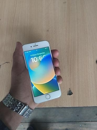 i̇phone x ekran: IPhone 8, 64 GB, Gümüşü, Barmaq izi — 3