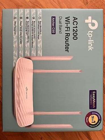 TP-Link Archer C50 AC1200 Dual Band Wi‑Fi Router Xüsusiyyətlər: - İki lalafo.az -da TP-Link Archer C50 AC1200 Dual Band Wi‑Fi Router Xüsusiyyətlər: - İki